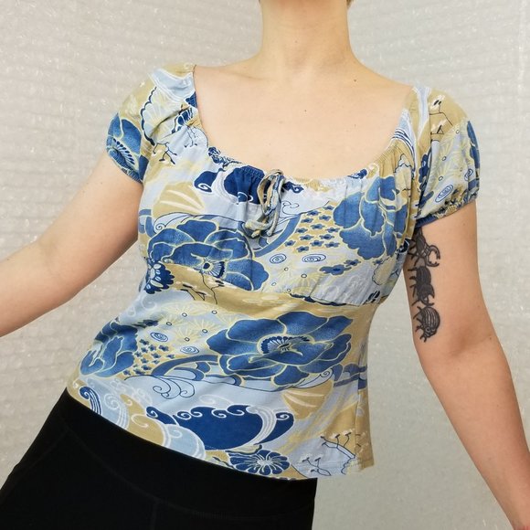 Vintage Tops - SOLD🌈 1990s 725 Originals peasant blouse